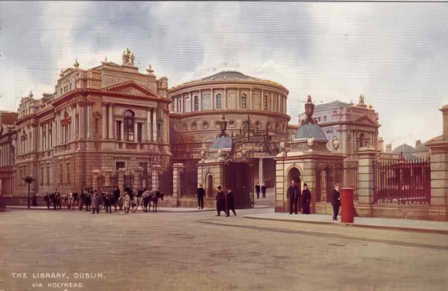 Ireland Dublin Library A4 Photo Print
