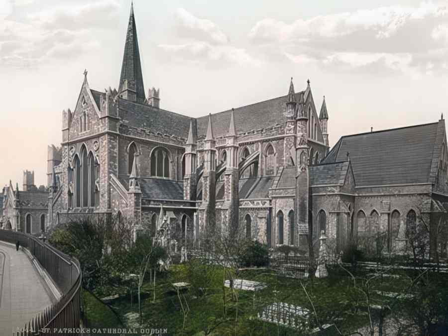 Ireland Dublin St Patricks Cathedral A4 Photo Print
