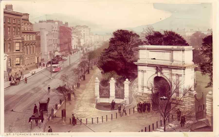 Ireland Dublin St Stephens 1 Green A4 Photo Print