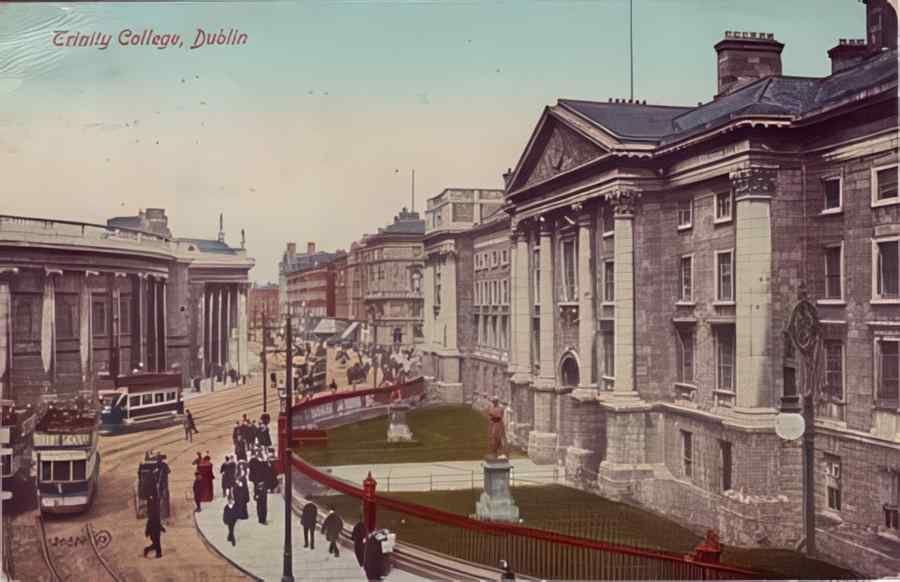 Ireland Dublin Trinity College A4 Photo Print