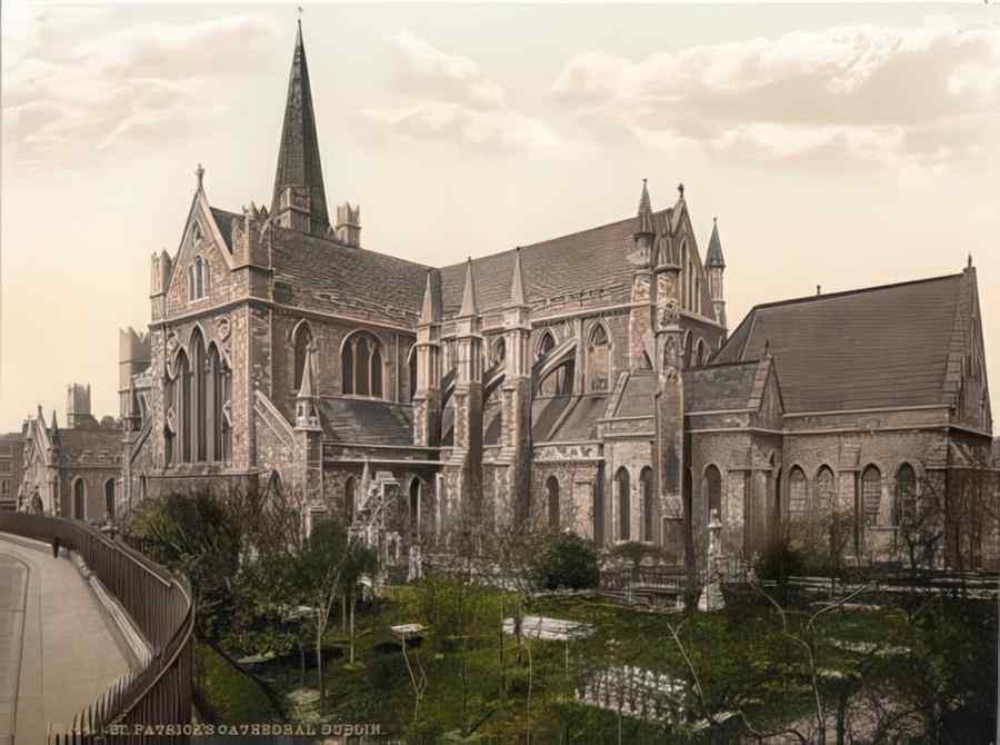 Ireland Dublinst Patricks Cathedral A4 Photo Print