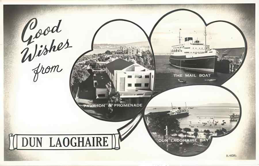 Ireland Dun Laoghaire Multi View A4 Photo Print