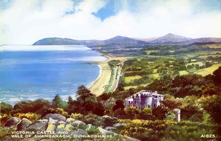 Ireland Dunlaoghaire Victoria Castle A4 Photo Print