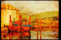 Ireland Emerald Isle 017007 Dingle Docks A4 Limited Edition Watercolour Print