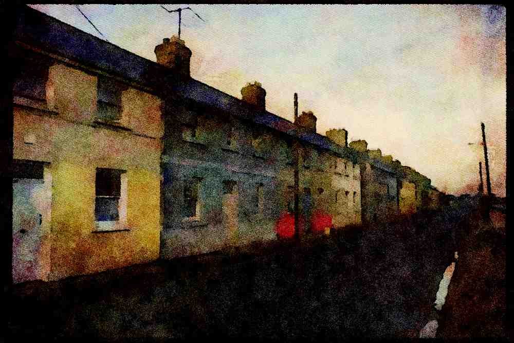 Ireland Emerald Isle 017010 Street Scene, Dingle A4 Limited Edition Watercolour Print