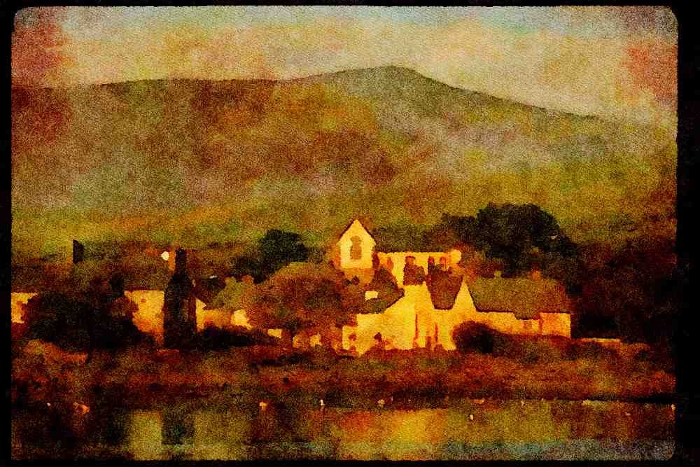 Ireland Emerald Isle 017014 House, Kerry A4 Limited Edition Watercolour Print