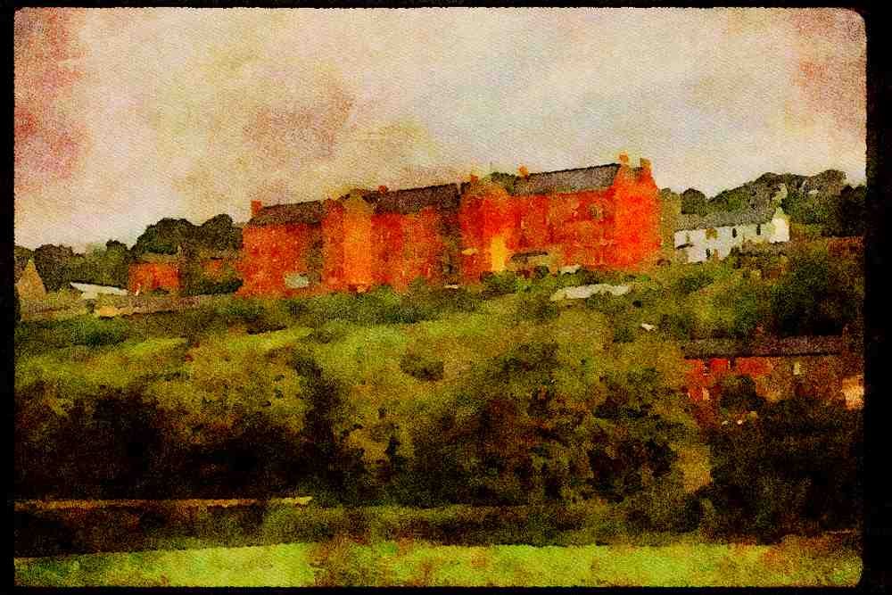 Ireland Emerald Isle 017042 Architecture Outside Of Cork A4 Limited Edition Watercolour Print