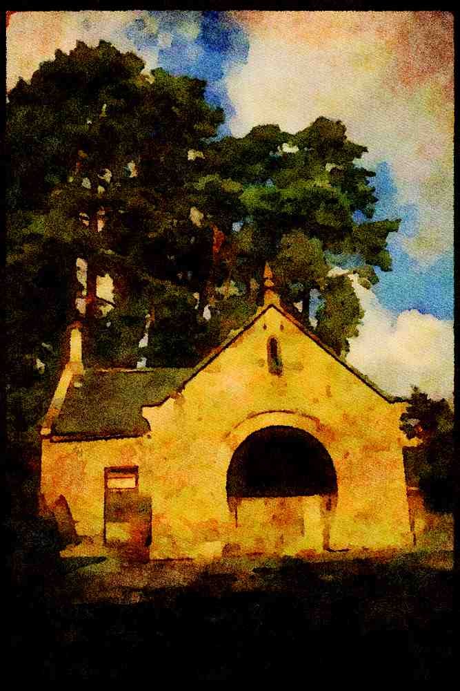 Ireland Emerald Isle 017043 Blacksmith Shop, Wicklow Mountains A4 Limited Edition Watercolour Print