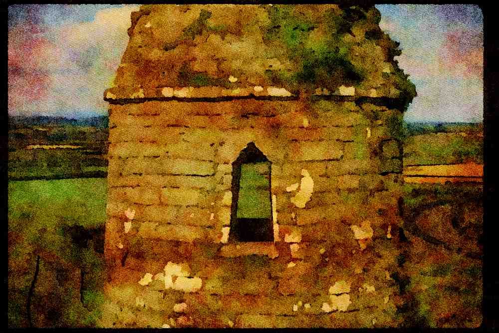 Ireland Emerald Isle 017047 Cashel Tower A4 Limited Edition Watercolour Print