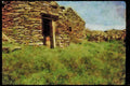 Ireland Emerald Isle 017051 Beehive Huts, Dingle Peninsula A4 Limited Edition Watercolour Print