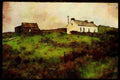 Ireland Emerald Isle 017062 Achille Island Farmhouse A4 Limited Edition Watercolour Print