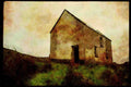 Ireland Emerald Isle 017065 Barn, Achille Island A4 Limited Edition Watercolour Print