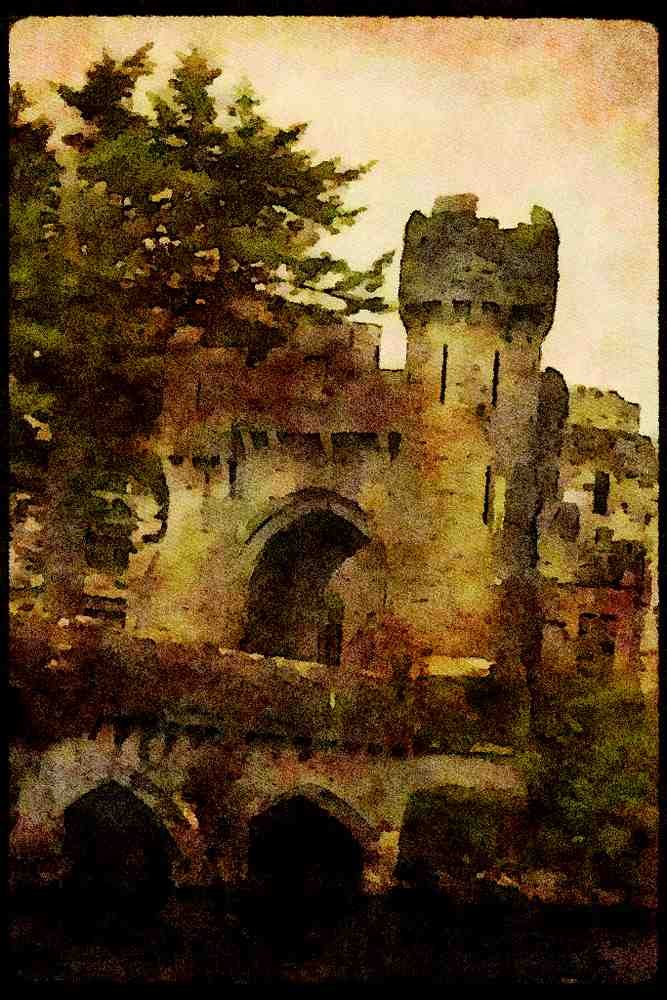 Ireland Emerald Isle 017067 Ashford Castle A4 Limited Edition Watercolour Print