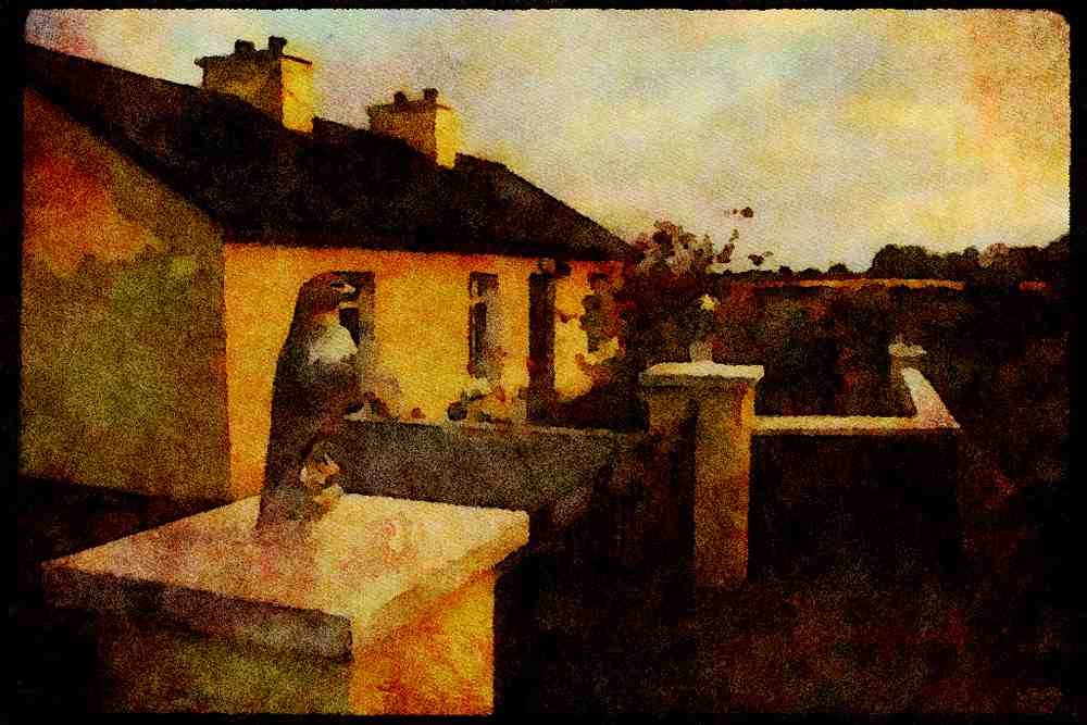 Ireland Emerald Isle 017069 House Near Kilkenny A4 Limited Edition Watercolour Print