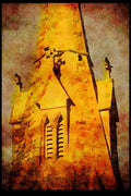Ireland Emerald Isle 017074 Church Steeple, Kilkenny A4 Limited Edition Watercolour Print