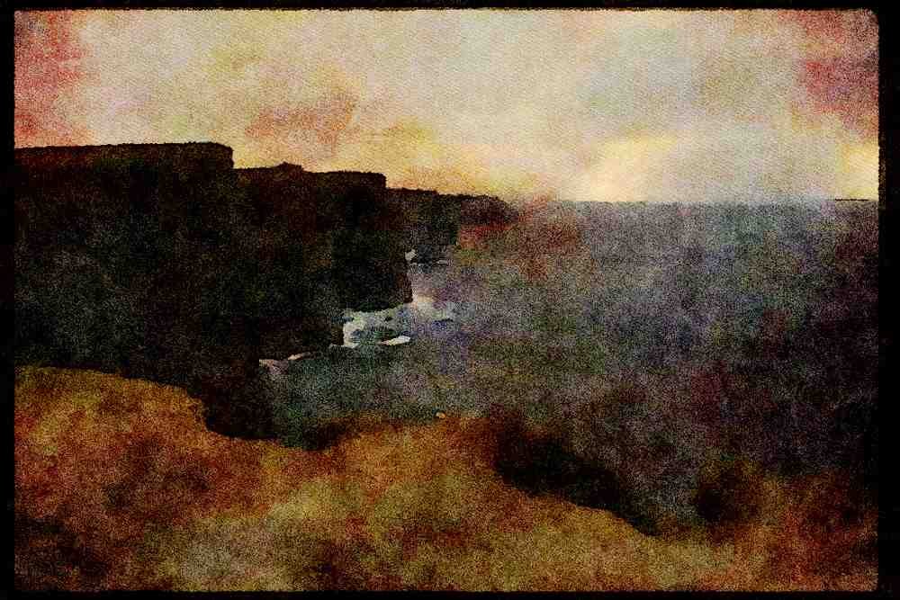 Ireland Emerald Isle 017078 Cliffs Of Mohr A4 Limited Edition Watercolour Print