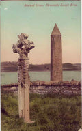 Ireland Fermanagh Ancient Cross Devenish A4 Photo Print