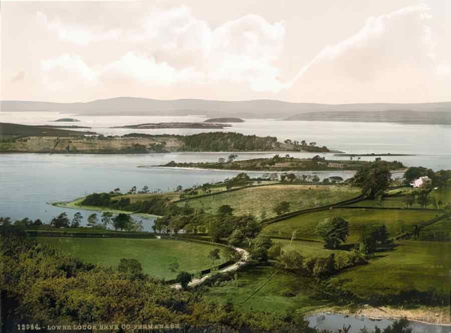 Ireland Fermanagh Lough Erne A4 Photo Print