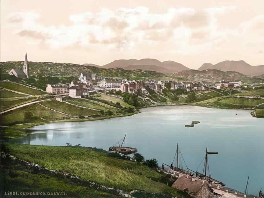 Ireland Galway Clifden Ii A4 Photo Print