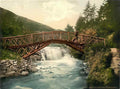 Ireland Glenariff Rustic Bridge A4 Photo Print