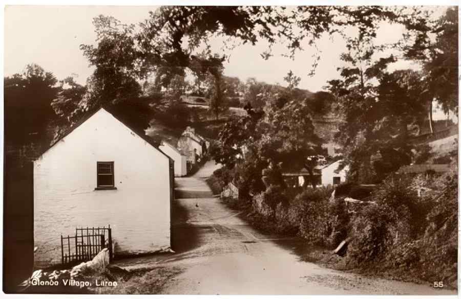Ireland Glencoe Village Larne A4 Photo Print