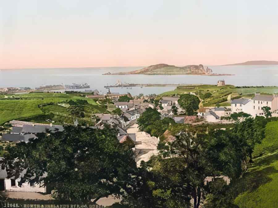 Ireland Howth And Irelands Eye A4 Photo Print