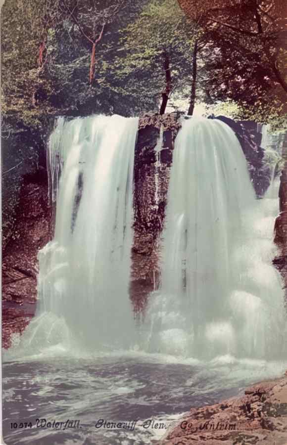 Ireland Kerry Glengariff Waterfall A4 Photo Print