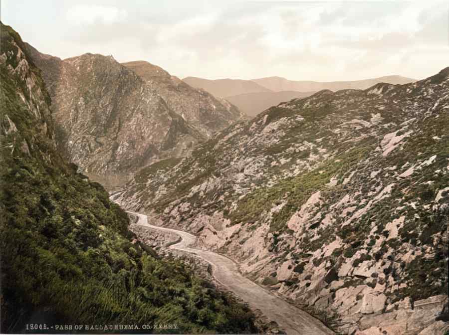 Ireland Kerry Pass Of Ballaghbema A4 Photo Print