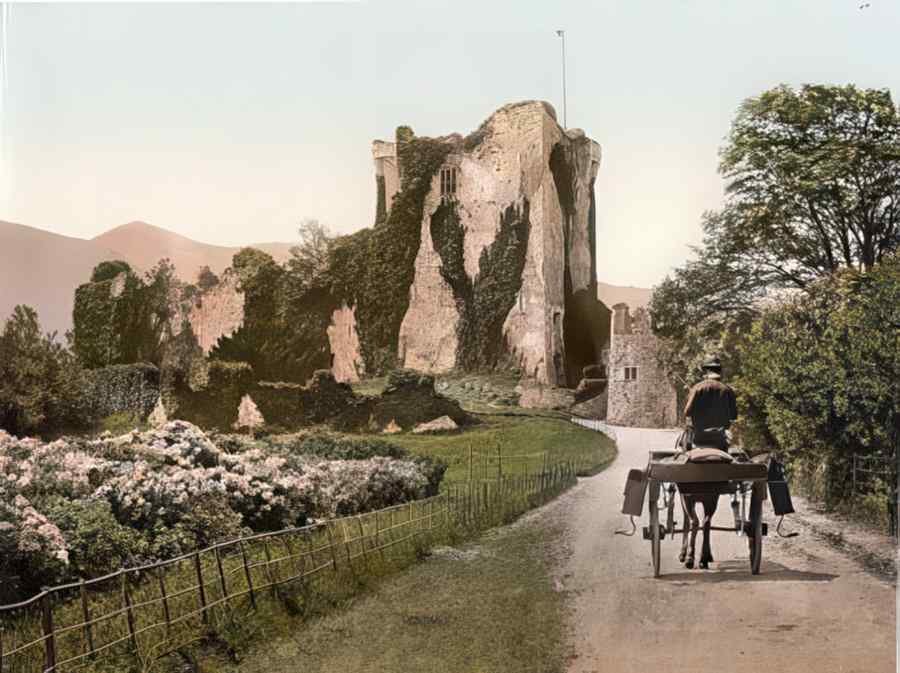 Ireland Killarney Ross Castle Iii A4 Photo Print