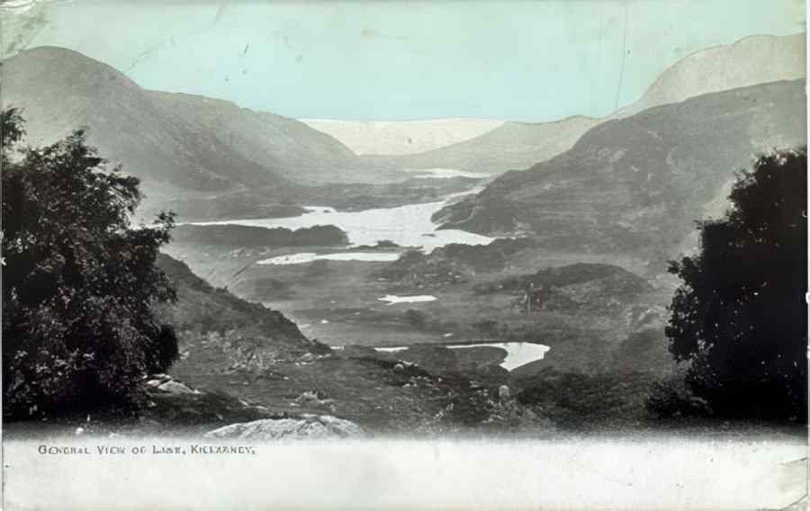 Ireland Killarney View Of Lake A4 Photo Print