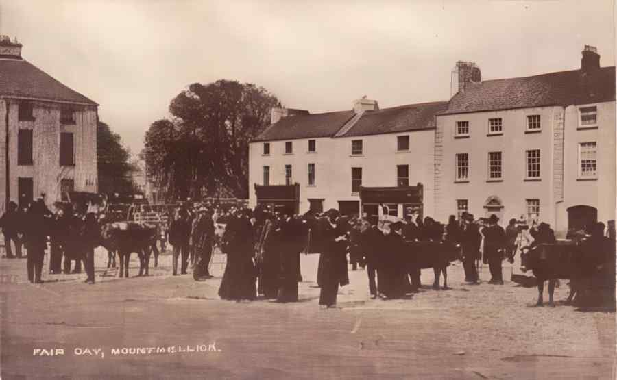 Ireland Laois Mountmellick Fair Day A4 Photo Print