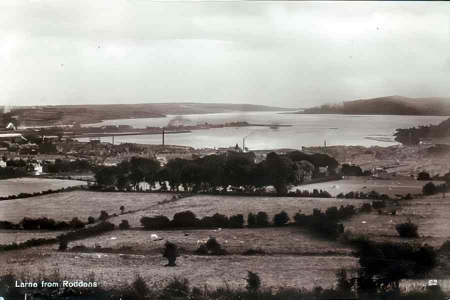 Ireland Larne From Roddens A4 Photo Print