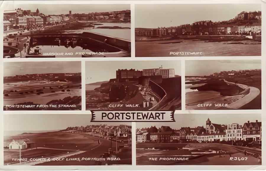 Ireland Londonderry Portstewart Multiview A4 Photo Print