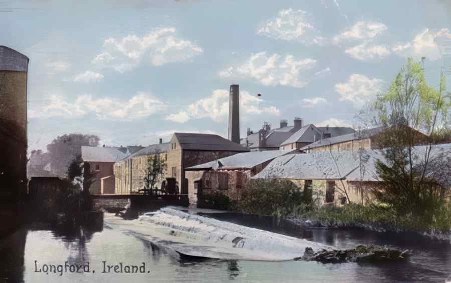 Ireland Longford Weir A4 Photo Print