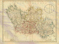 Ireland Map Russell 1811 Vintage A4 Photo Print