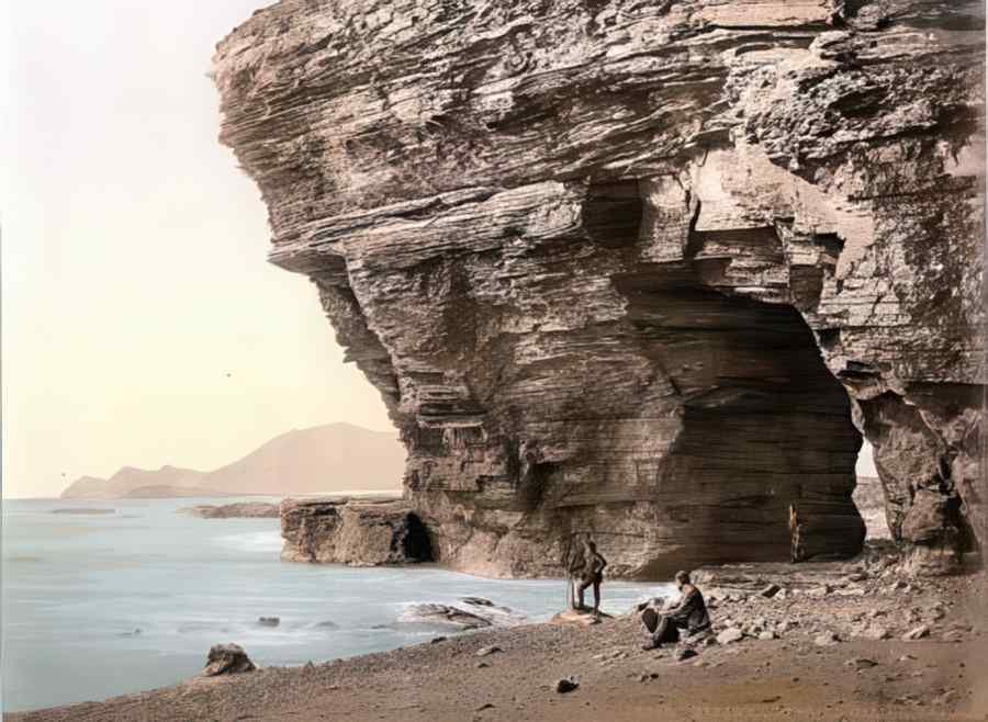 Ireland Mayo Menawn Cliffs A4 Photo Print