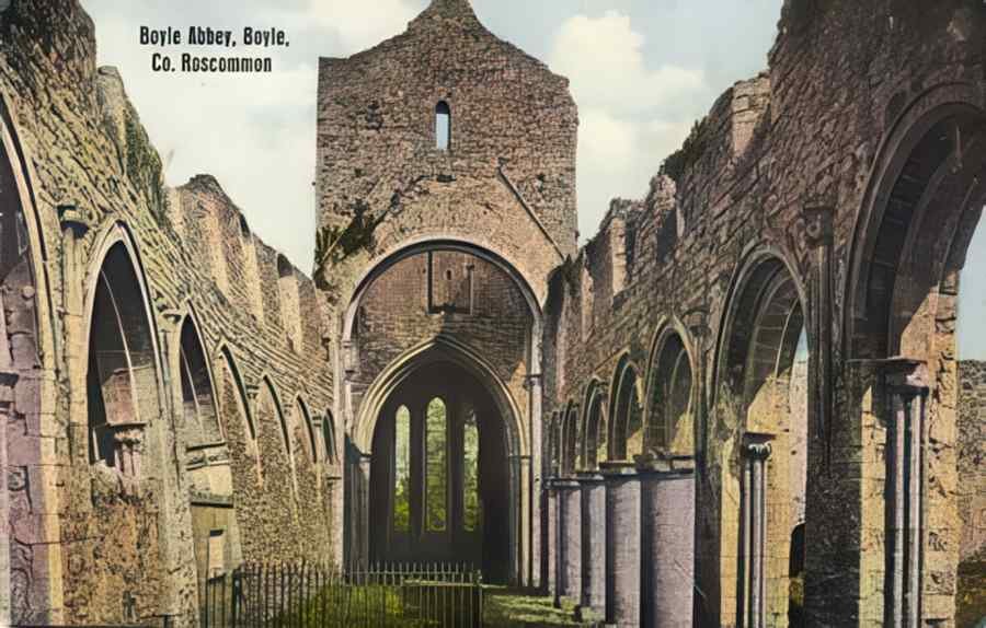 Ireland Roscommon Boyle Abbey  A4 Photo Print