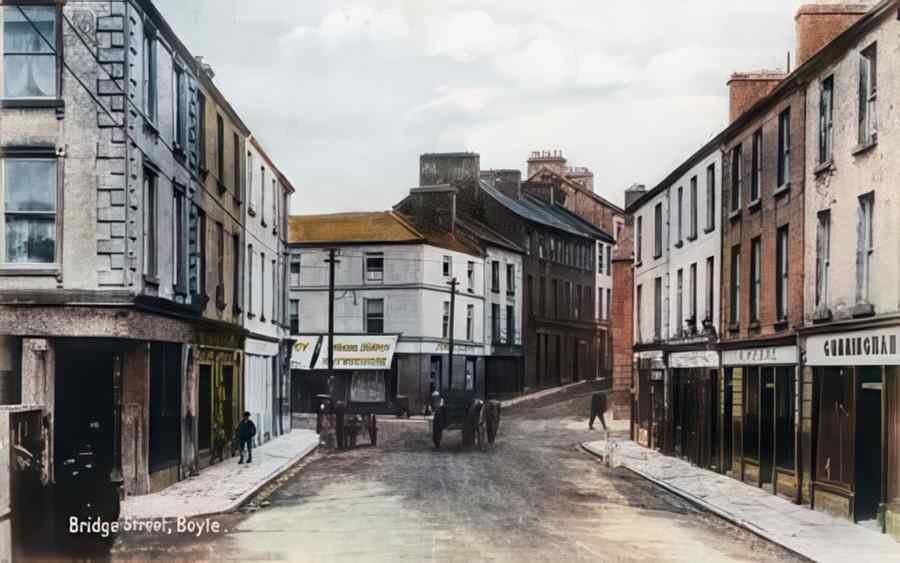 Ireland Roscommon Bridge St Boyle A4 Photo Print
