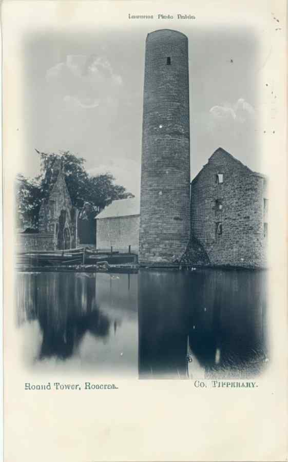 Ireland Roscrea St Cronins Round Tower A4 Photo Print