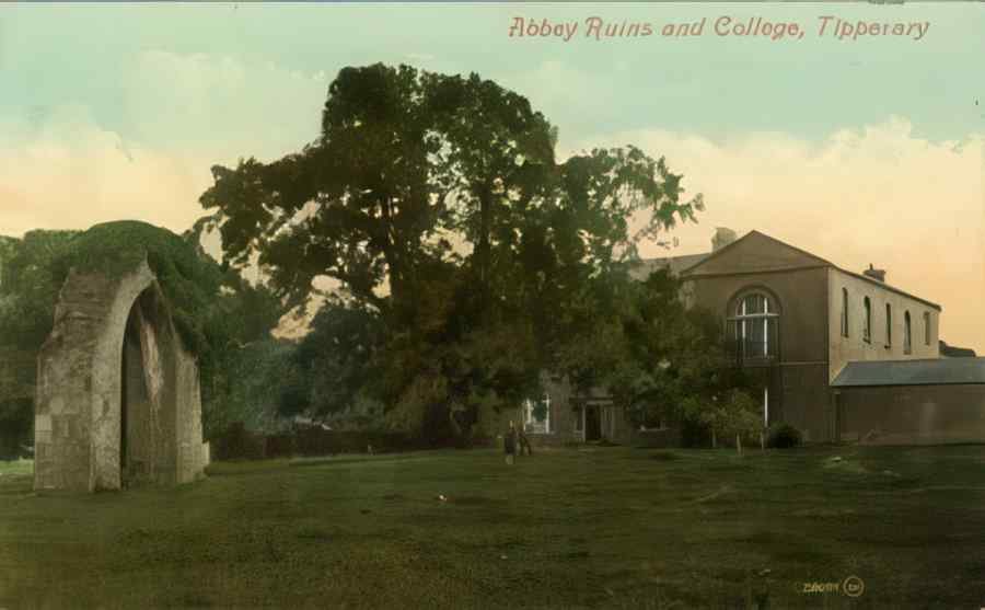 Ireland Tipperary Abbey Ruins And College A4 Photo Print