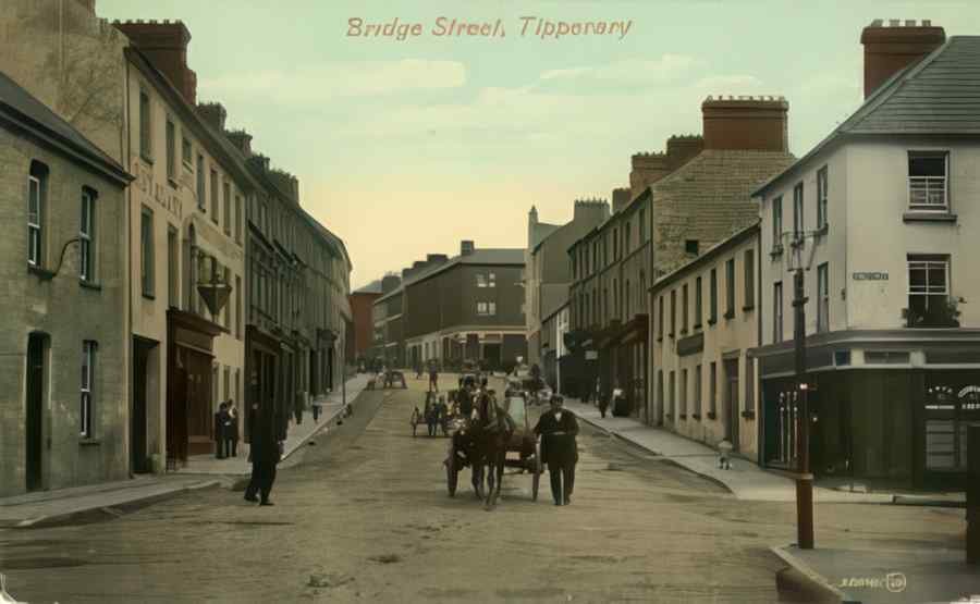 Ireland Tipperary Bridge St A4 Photo Print