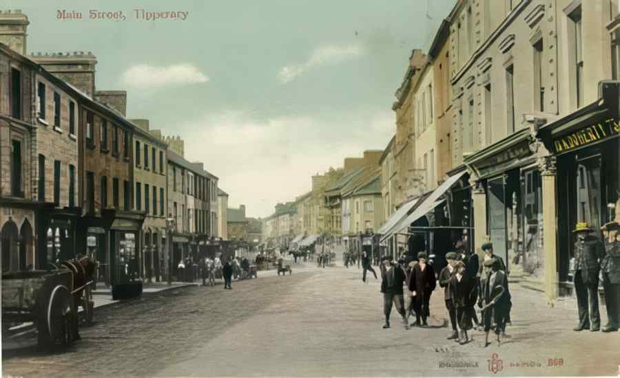 Ireland Tipperary Main St A4 Photo Print