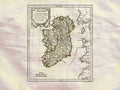 Ireland Vaugondy Dussy 1778 Vintage A4 Photo Print