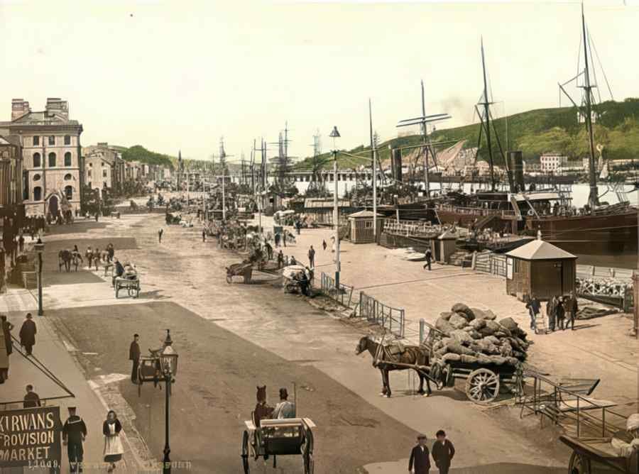 Ireland Waterford The Quays A4 Photo Print