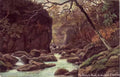 Ireland Wicklow Dargle Rock A4 Photo Print
