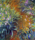 Irises Monet A4 Photo Print