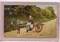 Irish Donkey Car Vintage A4 Photo Print