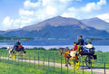Irish Jaunting Carts Vintage A4 Photo Print