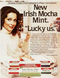 Irish Mocha Mint Vintage Retro Advert Ads A4 Photo Print