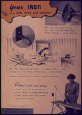 Iron Advertisement Vintage Retro Advert Poster A4 Photo Print
